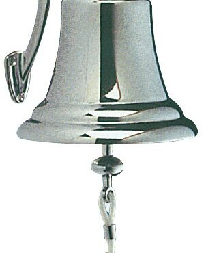 Chromed brass bell Ø 175 mm