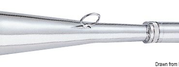 Fog horn mirror-polished 185 mm