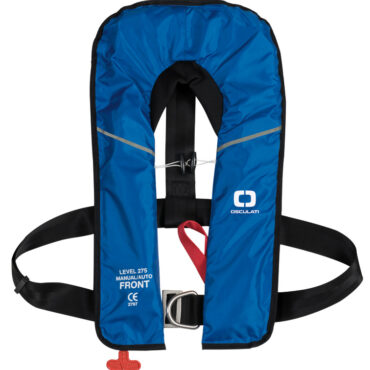 Completo di cintura di sicurezza omologata. Attivatore UML-5. Collo in tessuto elastico morbido per una vestibilità ottimale. Abbinato alla luce di segnalazione automatica 22.409.23 diventa obbligatorio come dotazione di bordo oltre le 6 miglia dalla costa.