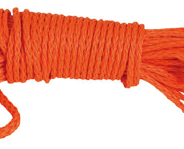 Impiombata con moschettone, per salvagente anulari. Gancetto incluso.