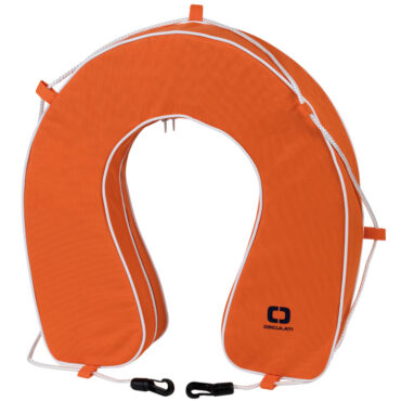 Fabbricato in morbido espanso ethafoam, rivestito con tessuto di poliestere impermeabile UV resistente, sfoderabile per il lavaggio.