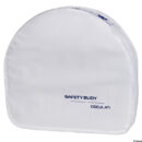 In tessuto spalmato in poliuretano a doppio strato imbottito. Completo di cinghie regolabili per fissaggio al pulpito. Apertura con cerniera. Cinghie per contenere boetta luminosa (30.584/583.00) + la cima regolamentare 22.408.06.