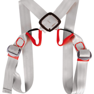 Si indossa rapidamente senza possibilità di sbagliare in quanto può essere indossata “capovolta” (invertendo destra/sinistra o sopra sotto), mette in sicurezza l’operatore.