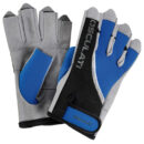 In neoprene elastico + pelle sintetica anti-salino “AMARA" e tessuto elasticizzato. Chiusura a strappo di regolazione sul polso. Palmo e articolazioni rinforzate. Disponibile in 2 versioni differenti per lunghezza delle dita.