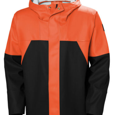 HH Storm Rain jacket orange/black XxL
