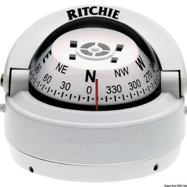 RITCHIE Explorer extern. compass 2"3/4 white/white