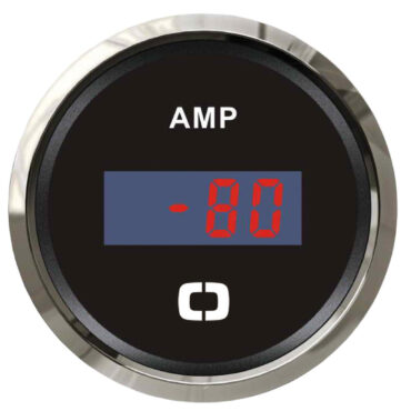 Completo di SHUNT 8/32 volt. Dotato di quadrante retroilluminazione sia rossa sia gialla.