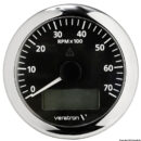 Revolution counter 7000 RPM black