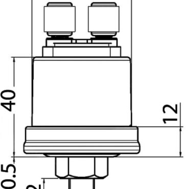 Uscita segnale 10 - 184 Ω. Abbinabili a indicatori serie Osculati, Guardian, VDO, ecc...Tensione nominale: da 6 V a 24 V.