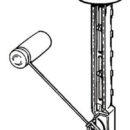 Fuel level float 150-605 mm