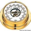 Cassa in lamiera stampata, lucidata a specchio, dorata e zaponata.