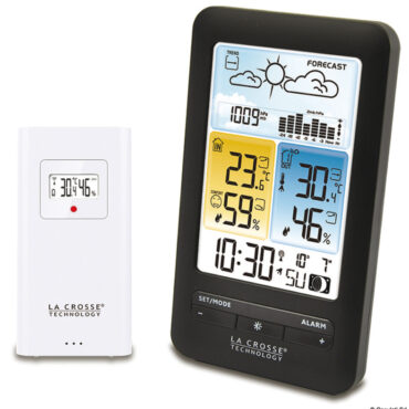 Compact radio-controlled meteo station