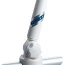 In nylon, con bloccaggio a pomello, per montaggio su tubi corrimano Ø 22/25 mm. universale per antenne VHF/ GPS, con già montata prolunga da 100 mm, per alzare l’antenna.