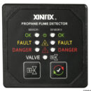 Completo di 2 sensori da posizionare ove conveniente e di una valvola solenoide. In caso di fuga di gas attiva un segnale luminoso a LED + allarme sonoro 68 dB e chiude il gas tramite la valvola solenoide.