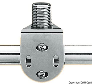 Filetto standard per applicazione su tubi da mm 22/25. Completamente in acciaio inox.