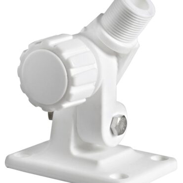 Realizzata in nylon bianco con bloccaggio a pomello