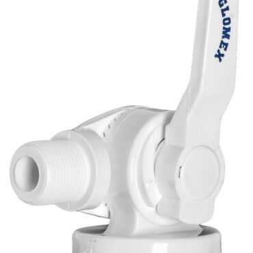 In nylon, con bloccaggio eccentrico, per montaggio su tubi corrimano, universale per VHF e GPS, per tubi con Ø 22/25 mm.