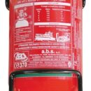 Omologati RINA, CE automatici a gas estinguente ecologico. Questo prodotto sostituisce l’Halon 1301 ed agisce a saturazione di ambiente. Rispetto alla polvere estinguente, non lascia alcun residuo per cui, anche in caso di apertura accidentale, non occorre ripristinare tutta la meccanica e accessoristica intasata dalla polvere estinguente. Il kit é composto da: bombola caricata a gas HFC-227 o FK-5-1-12 (ex NOVEC) + valvola speciale SPRINTVALVE ad attivazione termica a 93°+ cavetto con maniglia per comando a distanza, lunghezza 6 m accorciabile + staffa fissaggio estintore. Agendo per saturazione questo impianto non richiede tubazioni e ugelli supplementari. Per cubature maggiori, si possono usare più estintori.