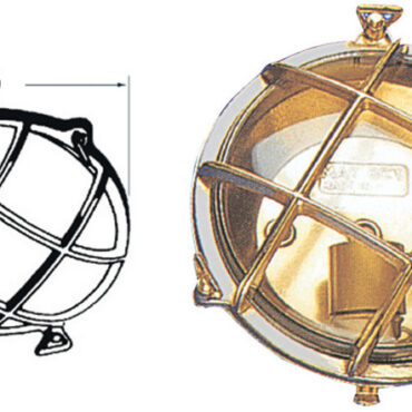 A tenuta stagna, con portalampada Edison E27.