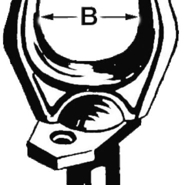 Per barche tipo “Rio 3,10/4,10”. Viene fornito completo di boccola a baionetta.