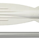 Con pala in plastica bianca. Versione con i due spezzoni simili quando smontati.