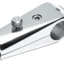 Per montaggio su tubo pulpito. In acciaio inox AISI 316 lucidato a specchio.