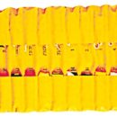 In cotone 100%, serve per contenere separate le bandiere del Gran Pavese (Art. 35.453.10/11) fino alle misure di 20x30 cm.