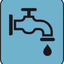 Adesivo carico acqua (foglio da 10 loghi) 25x27