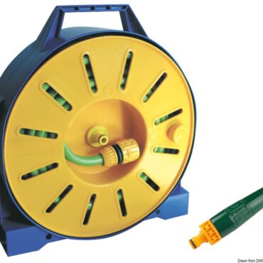 Avvolgitore in ABS e completo di lancia a pistola.