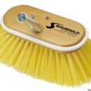 Struttura in legno marino verniciato ai poliuretani, bordo antiurto, “fibre premium”, attacco angolato a scatto in alluminio. Disponibili in 2 diverse dimensioni.