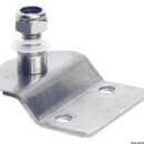 Embosed fastening plate w/threaded pin