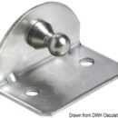 90° plate Ø 10mm-ball internal