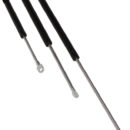 Realizzate con stelo in acciaio cromato a spessore e corpo rivestito con polveri epossidiche.