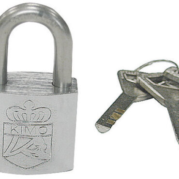 Corpo in ottone cromato, arco in acciaio inox.