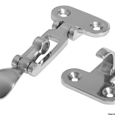 Chiusura per gavoni con portalucchetto.