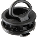 In nylon bianco, completo di squadretta in acciaio inox di battuta e 2 spessori da 2 mm cad.