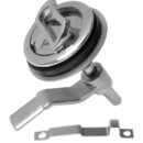 In acciaio inox AISI 316 lucidato a specchio.