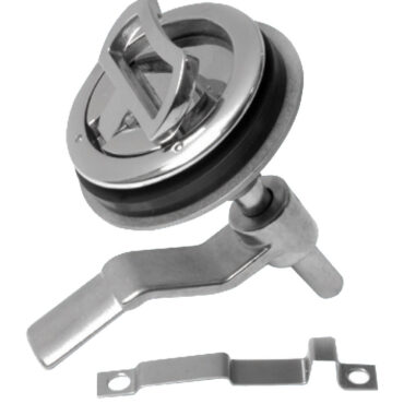 In acciaio inox AISI 316 lucidato a specchio.