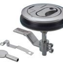 In acciaio inox AISI 316 lucidato a specchio.