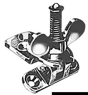 Ferma oblò, oppure ferma portelli, realizzati tutto in ottone cromato.