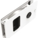 Consente una corsa maggiorata di 100-150 mm rispetto alle tradizionali chiusure per porte scorrevoli.Il blocco di sicurezza consente il bloccaggio della porta dall’interno.Per attivare: ruotare la chiave in senso orario ed estrarla.È fornita con riscontro e due chiavi.