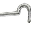 In ottone cromato fermaporte.