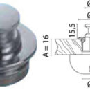 Da abbinare a scrocchetto 38.180.01/02.