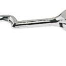 In ottone cromato a doppio snodo.