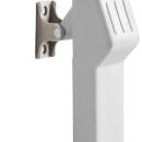 Con chiusura a leva eccentrica. In termogomma elastica con piastrina fissaggio e aggancio in acciaio inox.