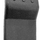 Con chiusura a leva eccentrica. In termogomma elastica con piastrina fissaggio e aggancio in acciaio inox.