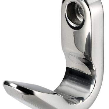 In acciaio inox AISI 316 lucidato a specchio.