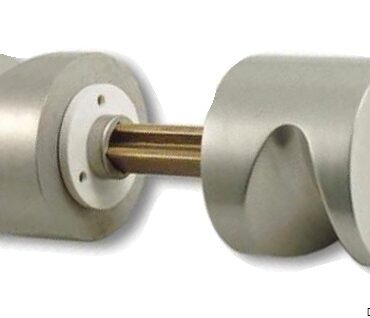 Classic Style handle anodised aluminium 40x32 mm