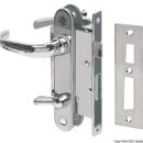 Chromed brass lock w/2 plates and handles right