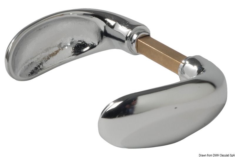 Classic Spoon chromed brass handle 82 mm